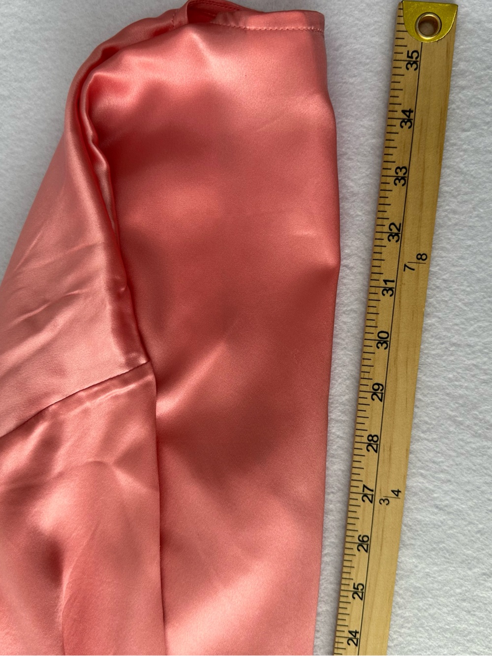 Vintage Victoria’s Secret Gold Label Silk Nightshirt Coral Pink Size L 90’s - Picture 7 of 14